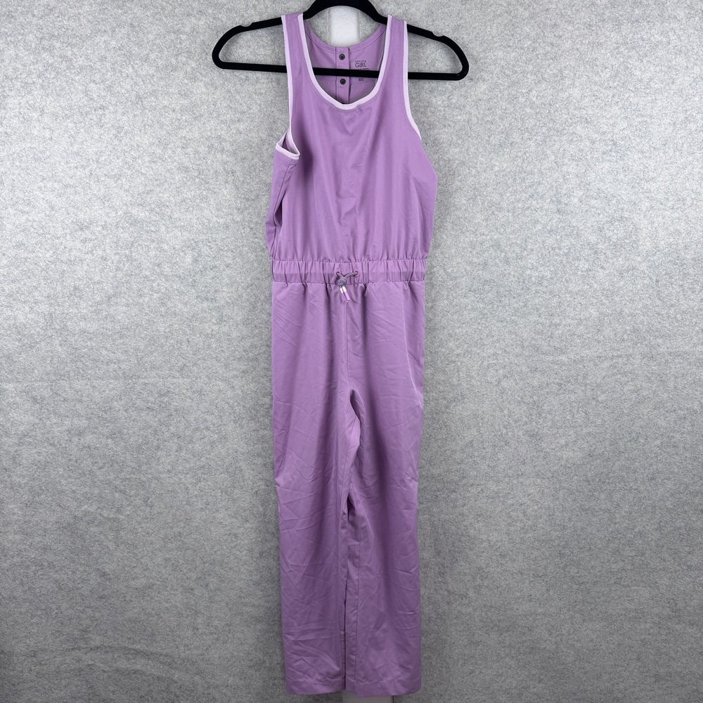 Athleta Girl Jump For Joy Jumpsuit Girls 14 Purple Sleeveless One Piece XL